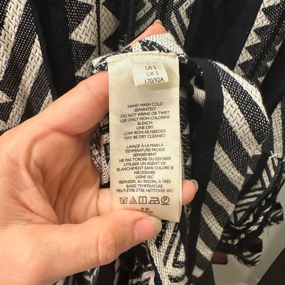 Anthropologie Maeve Tunic Dress, black/white, size S - Picture 7 of 9